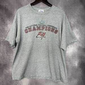 Vintage‎ 2002 Tampa Bay Buccaneers Graphic Tshirt National Champs Size XL